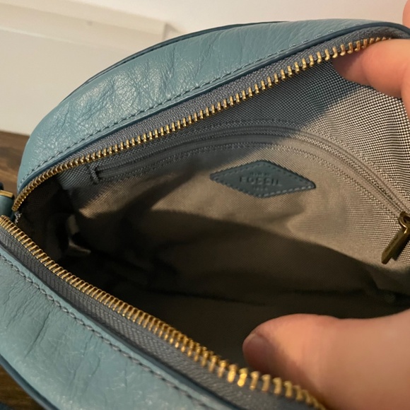 Fossil Chelsea Crossbody blue leather - Picture 3 of 7